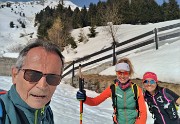 A CA' SAN MARCO (1830 m) dal Ristorante Genzianella (1300 m) pestando neve il 24 febbraio 2021 - FOTOGALLERY"